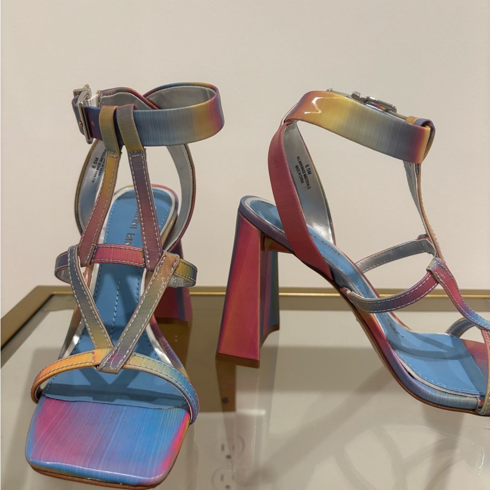 Gianni Bini Multicolor Strappy Heels